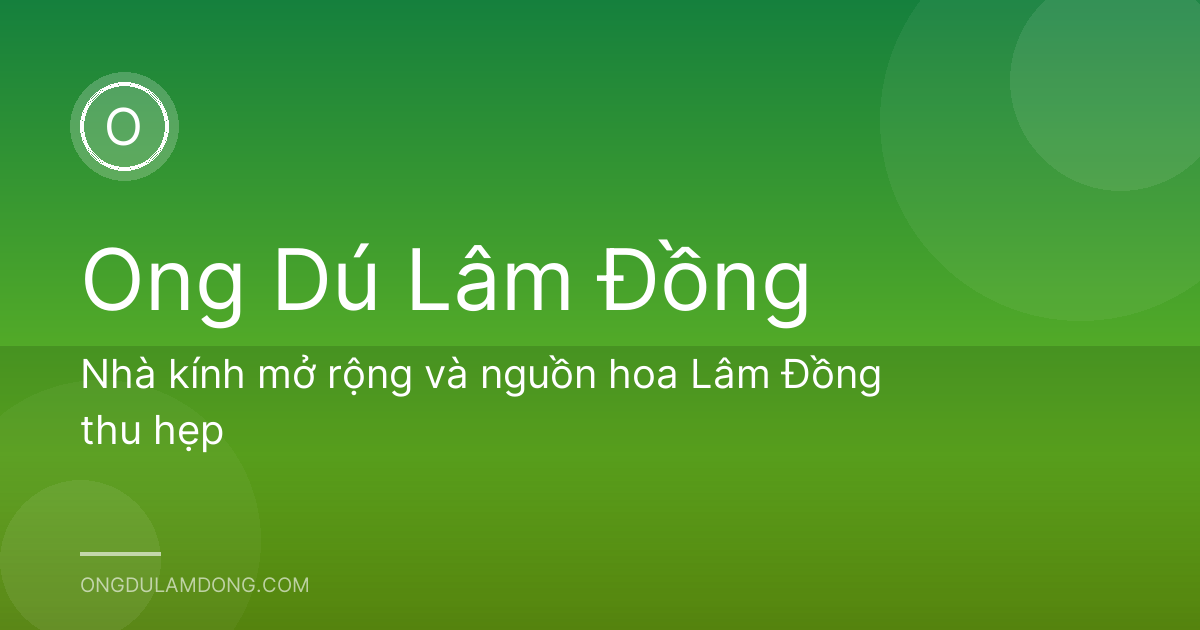 Nhà kính mở rộng và nguồn hoa Lâm Đồng thu hẹp