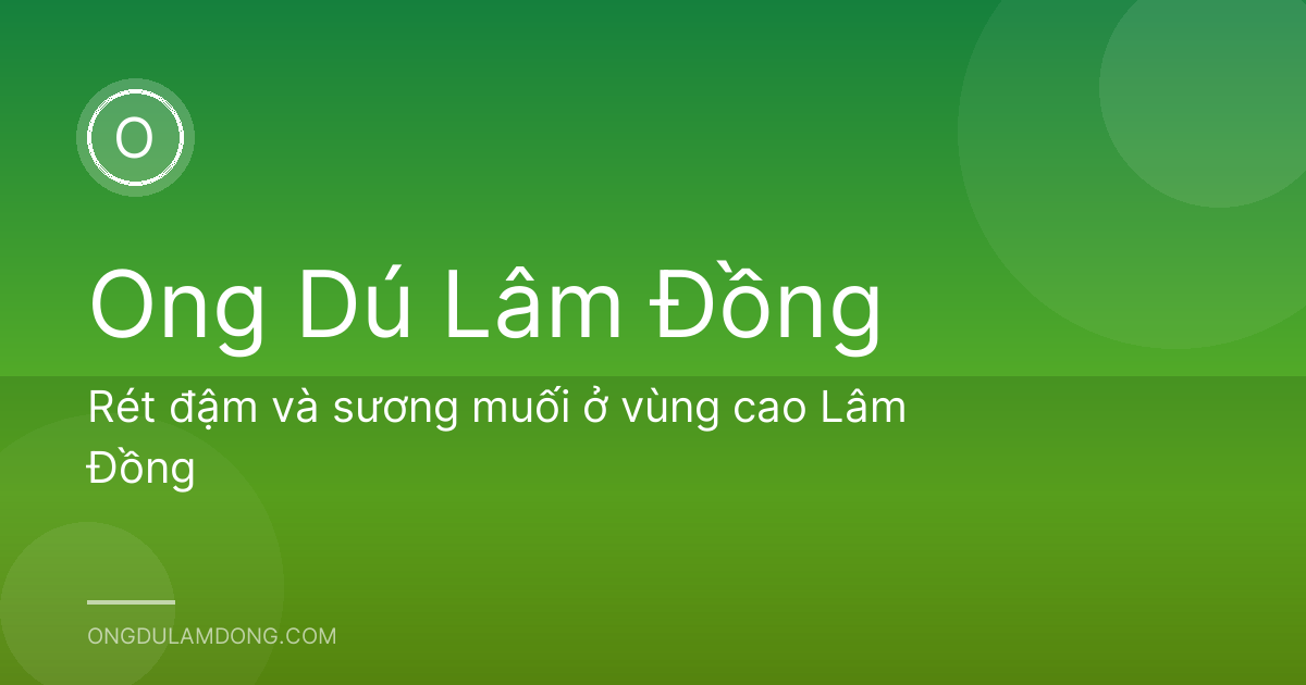 Rét đậm và sương muối ở vùng cao Lâm Đồng
